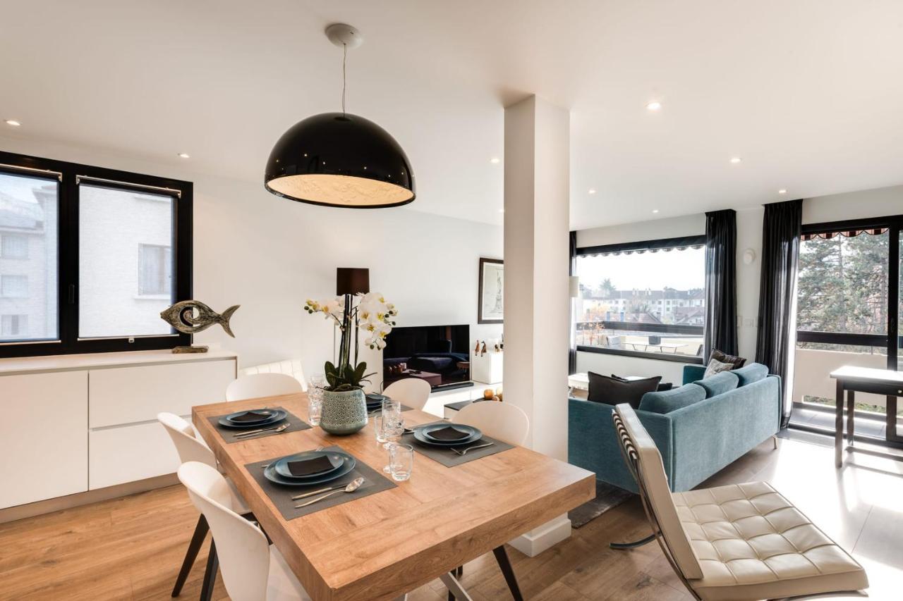 Les Sorbiers - Apartment 2 Bedrooms Top Floor - Parking & Terrace Анси Экстерьер фото